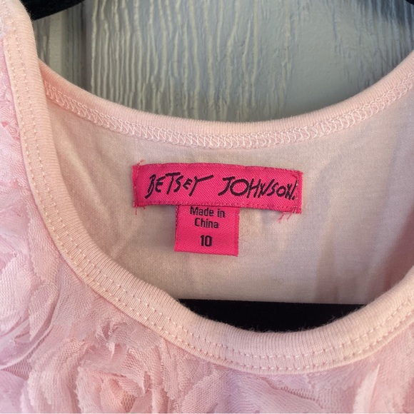 Betsy Johnson Girls pink Flowers dress with tags still attached size 10 Girls - Picture 2 of 6